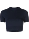 Alexis Finzi Cropped Top In Blue