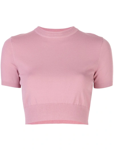 Alexis Finzi Cropped Top In Pink