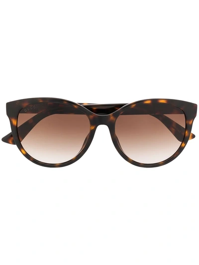 Gucci Gg0636sk Soft-round Sunglasses In Brown