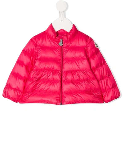 Moncler Babies' Padded Jacket In Pink