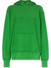 Les Tien Cotton Hoodie In Green
