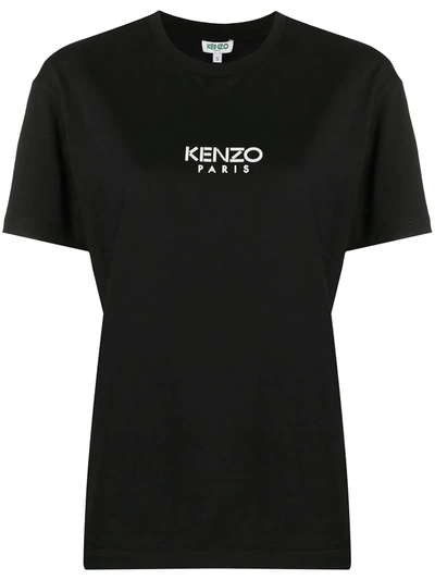 Kenzo Essentiel Black T-shirt With Logo