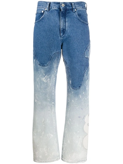 Off-white Jeans Off White Shape Baggy In Denim In Blue