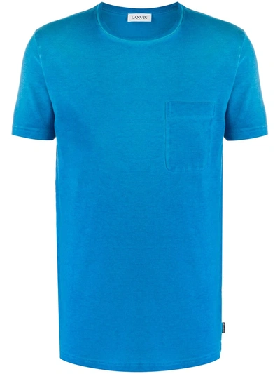 Lanvin T-shirt In Blue Cotton