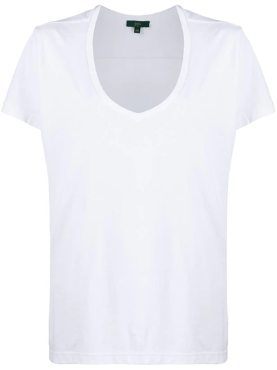 Jejia V-neck T-shirt In White