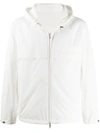 Moncler Soft Shell Jacket In White