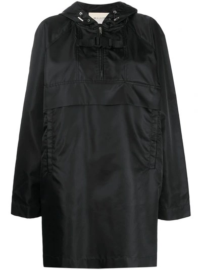 Alyx Boxy Fit Hooded Coat In Black
