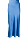 Blanca Vita Mid-calf Straight Skirt In Blue