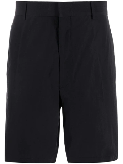 Fendi Straight Bermuda Shorts In Black