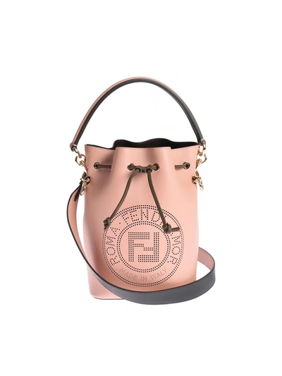 Fendi Mon Tresor Small Bucket Bag In Pink