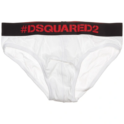Dsquared2 Men's Underwear Briefs In White