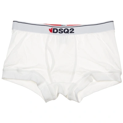 Dsquared2 Men's Underwear Boxer Shorts In White