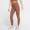 Nike Yoga Luxe Women's Infinalon 7/8 Tights (red Bark) - Clearance Sale