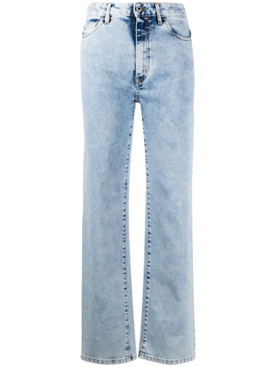Just Cavalli Mid-rise Boyfiend Jeans In Blue