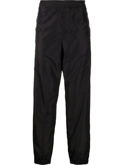 Just Cavalli Side-stripe Trousers In Black