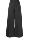 Joseph Flared Style Trousers In Grey