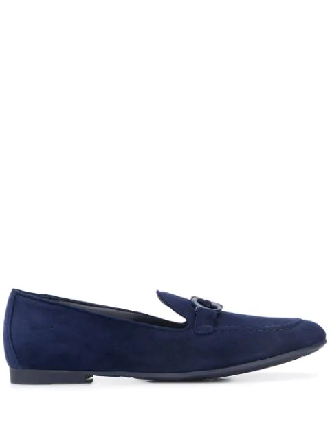salvatore ferragamo trifoglio patent gancini horsebit loafers