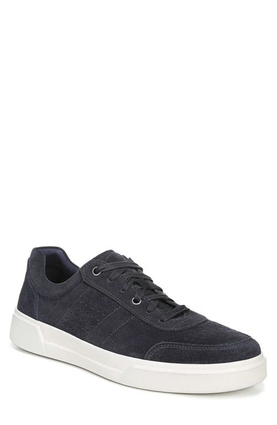 Vince Barnett Suede Low-top Sneakers In Coastal Soft Leather