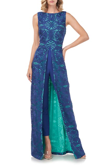 kay unger maxi romper