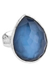 Ippolita Wonderland Teardrop Ring In Sterling Silver With Sky Doublet