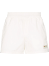 Gucci Web-stripe Technical Swim Shorts In White