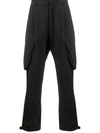 Givenchy Cotton Blend Cargo Pants In Black
