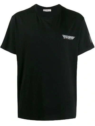 Givenchy Reflective Logo-print Cotton-jersey T-shirt In Black