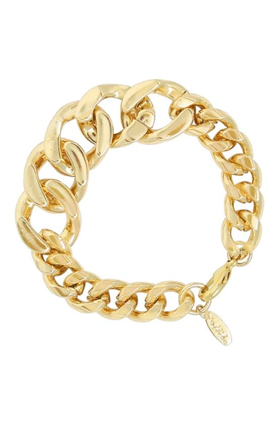 Ettika Big, Bad And Bold 18k Gold Plated Chain Link Bracelet