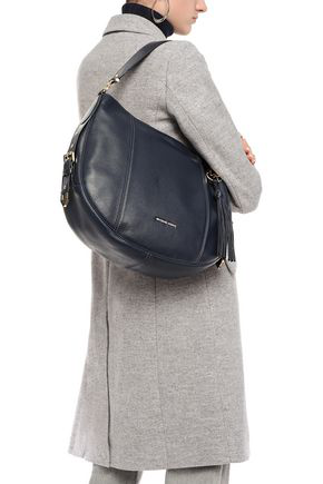 brooke large pebbled leather shoulder bag