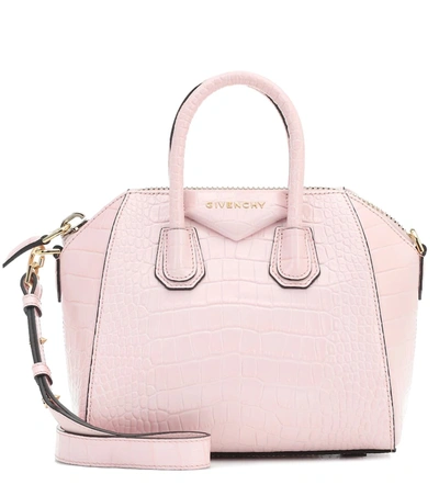 Mini Antigona Bag in Box Leather Bright Pink – COSETTE