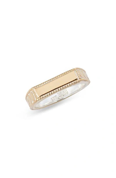 Anna Beck Smooth Bar Ring (nordstrom Exclusive) In Gold