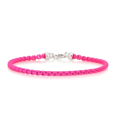 Eéra Giada 18kt White-gold Anklet In Pink