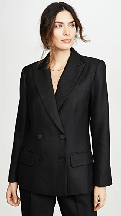 Anine Bing James Blazer Jacket In Black