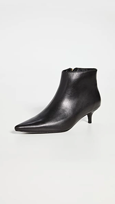 Anine Bing Stella Leather Boots In Black