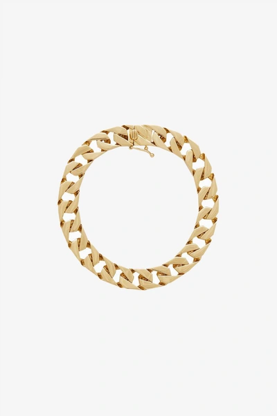 Anine Bing Curb Chain Bracelet In Gold
