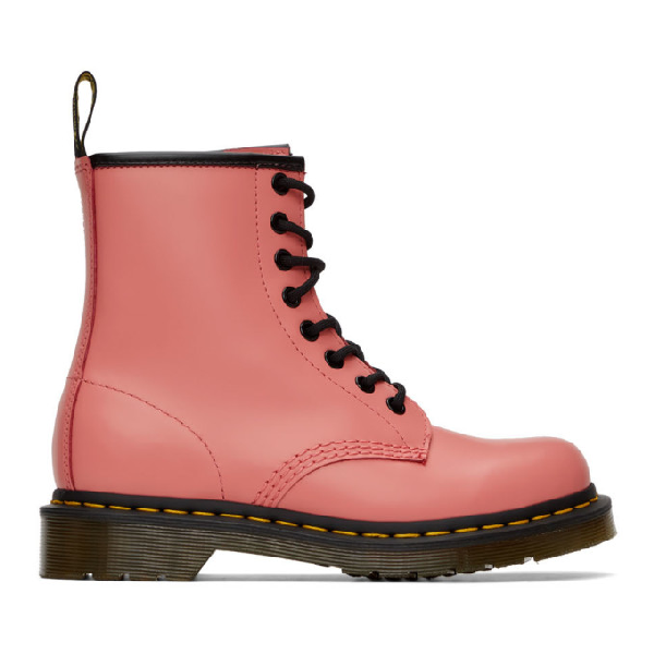 pink combat boots