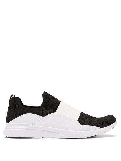 Apl Athletic Propulsion Labs Techloom Bliss Laceless Technical Trainers In Black/white/black