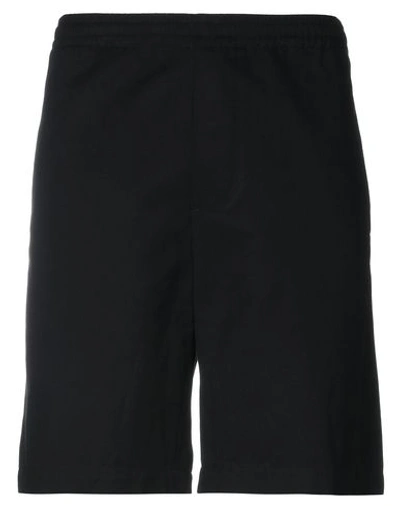 Mauro Grifoni Shorts In Green Cotton In Black