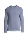 Theory Grego Merino Wool Sweater In Frost