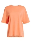Atm Anthony Thomas Melillo Women's Relaxed Crewneck T-shirt In Melon