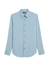 Theory Men's Sylvain Wealth Button-down Shirt In Poseidon