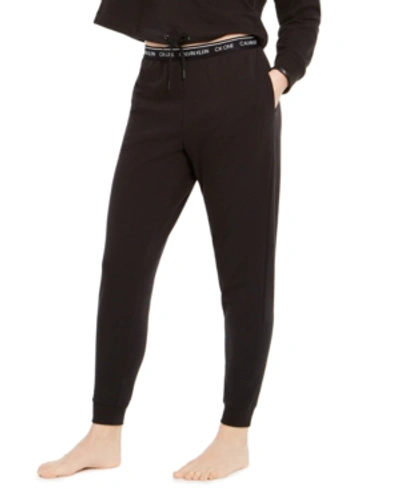 Calvin Klein Ck One French Terry Jogger Lounge Pants In Black