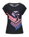 Emporio Armani T-shirts In Black