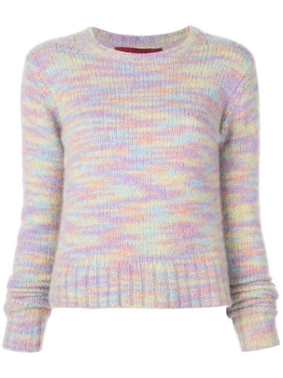 Sies Marjan Xie Mélange Merino Wool And Silk-blend Sweater In Multicolour