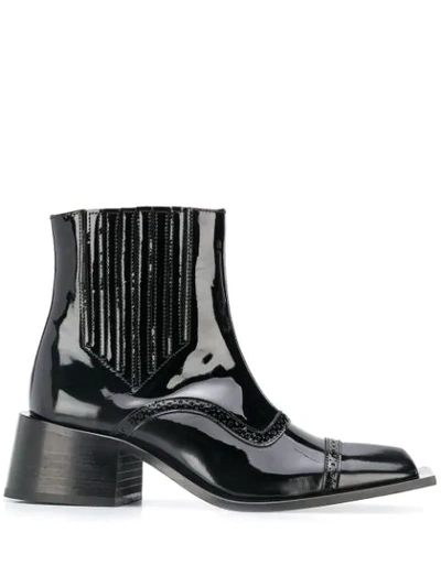 Martine Rose Ankle Boots In Black