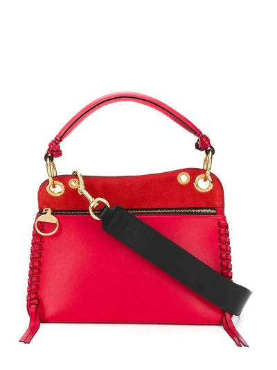 See By Chloé Ellie Structured Tote Bag In Red