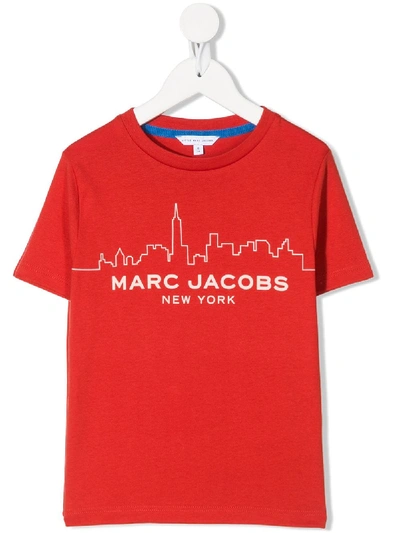 Marc Jacobs Teen Logo-print T-shirt In Red