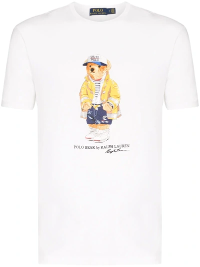 Polo Ralph Lauren Men's Classic Fit Cp-93 Bear T-shirt In White | ModeSens