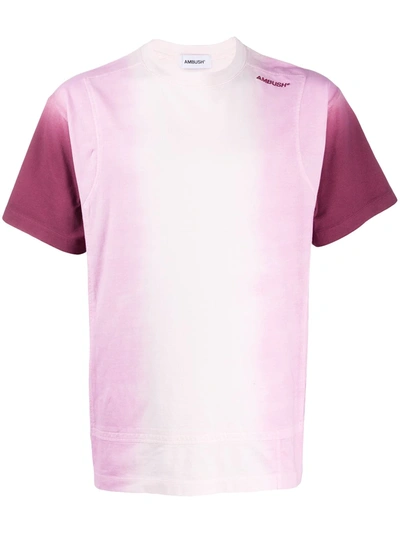 Ambush Tie Dye Paneled T-shirt In Pink