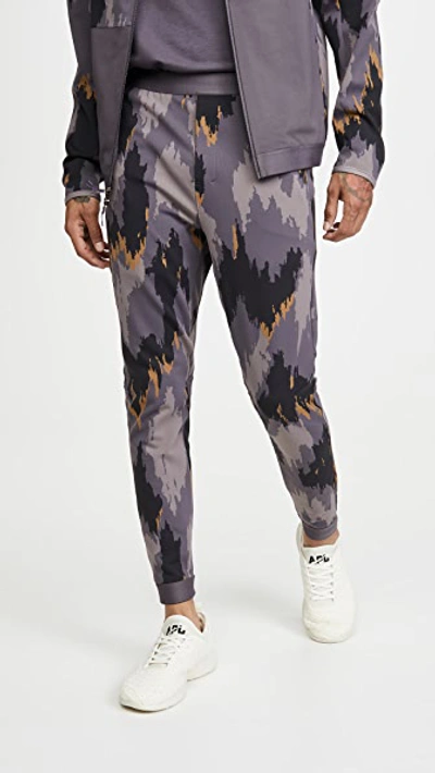 Robert Geller X Lululemon Take The Moment Joggers In Camo Moonphase Camel